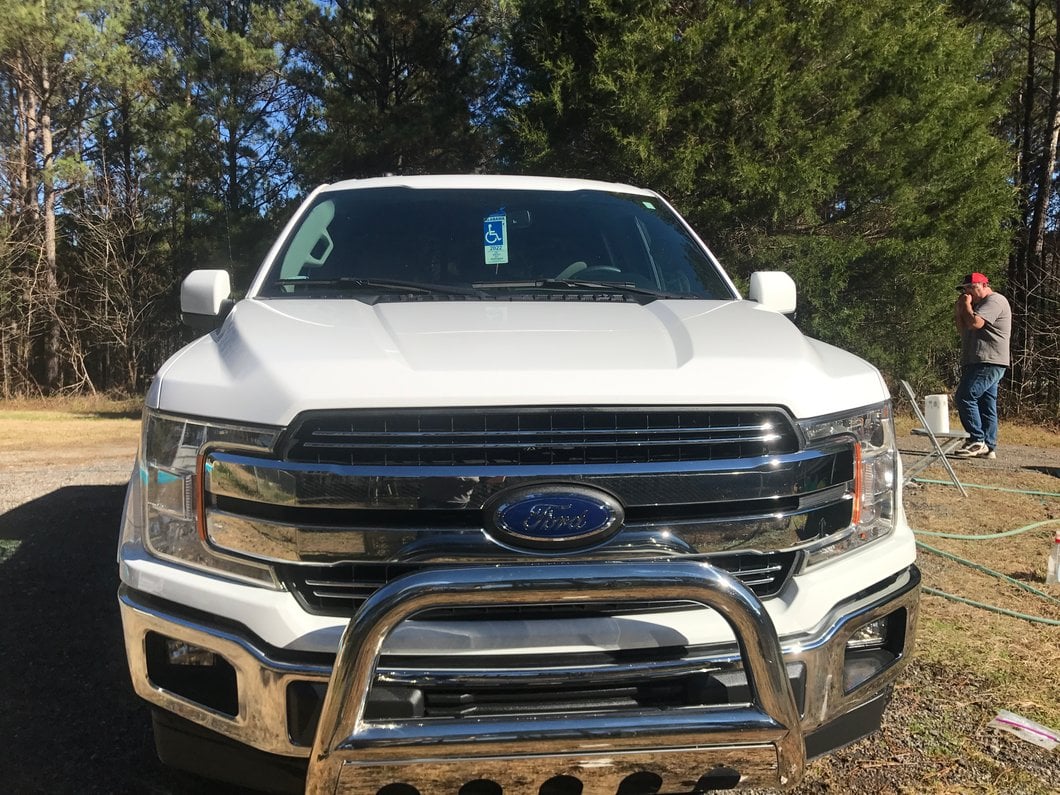 Barricade 3-Inch Bull Bar with Skid Plate; Stainless Steel (04-25 F-150, Excluding EcoBoost & Raptor)