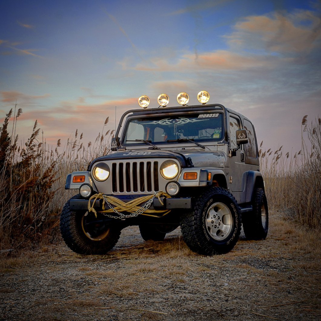 Barricade Light Bar Mount Brackets; Textured Black (97-06 Jeep Wrangler TJ)
