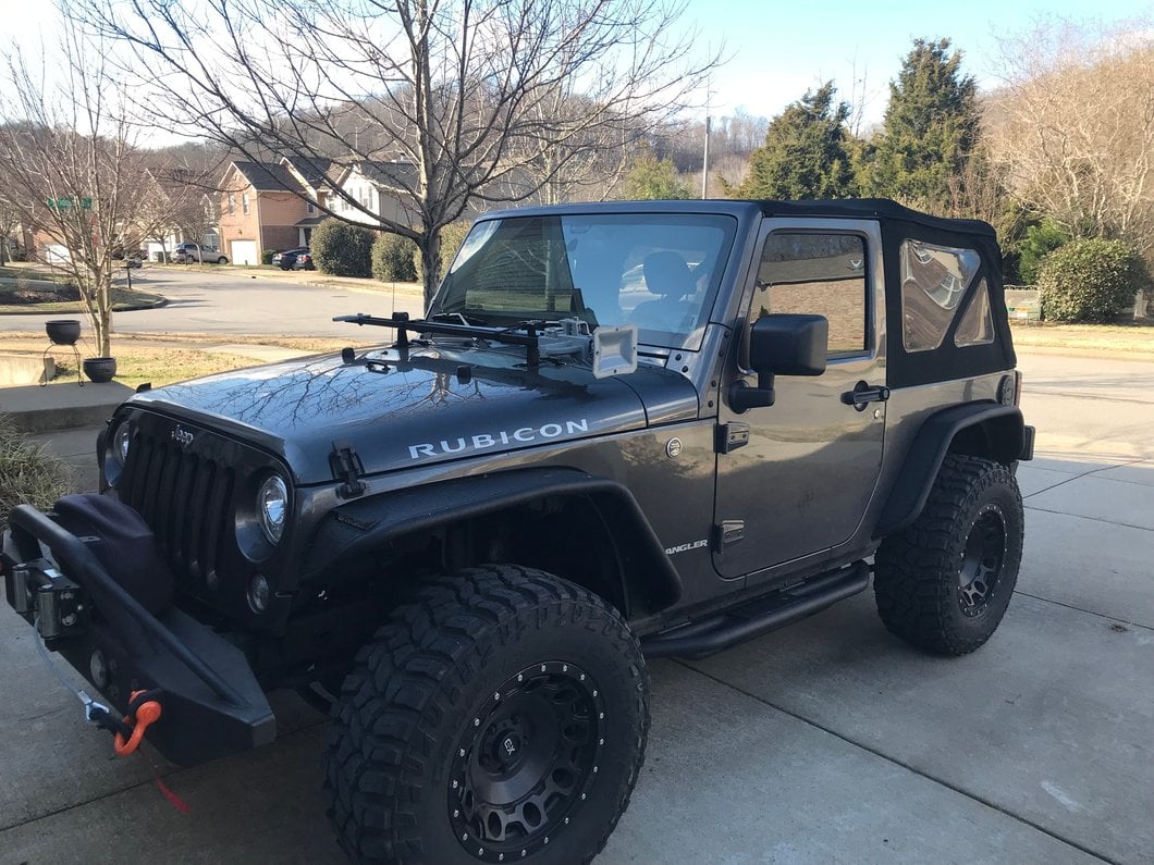 Barricade Tubular Fender Flares with LED Lighting (07-18 Jeep Wrangler JK)