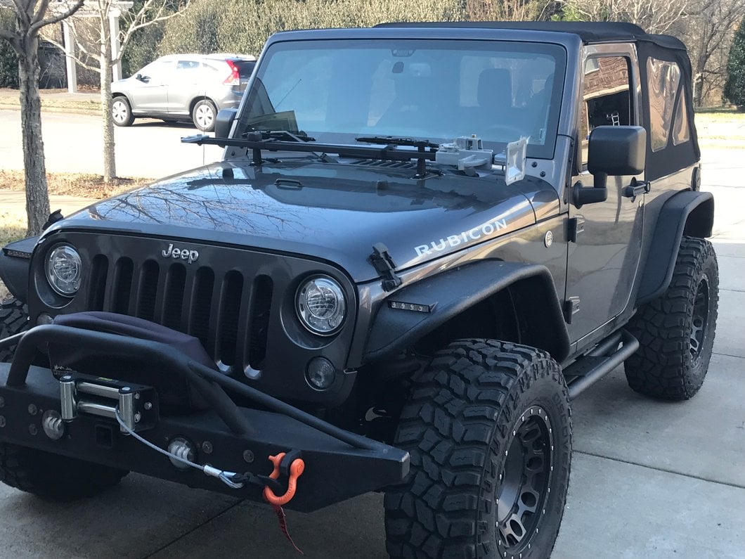 Barricade Tubular Fender Flares with LED Lighting (07-18 Jeep Wrangler JK)