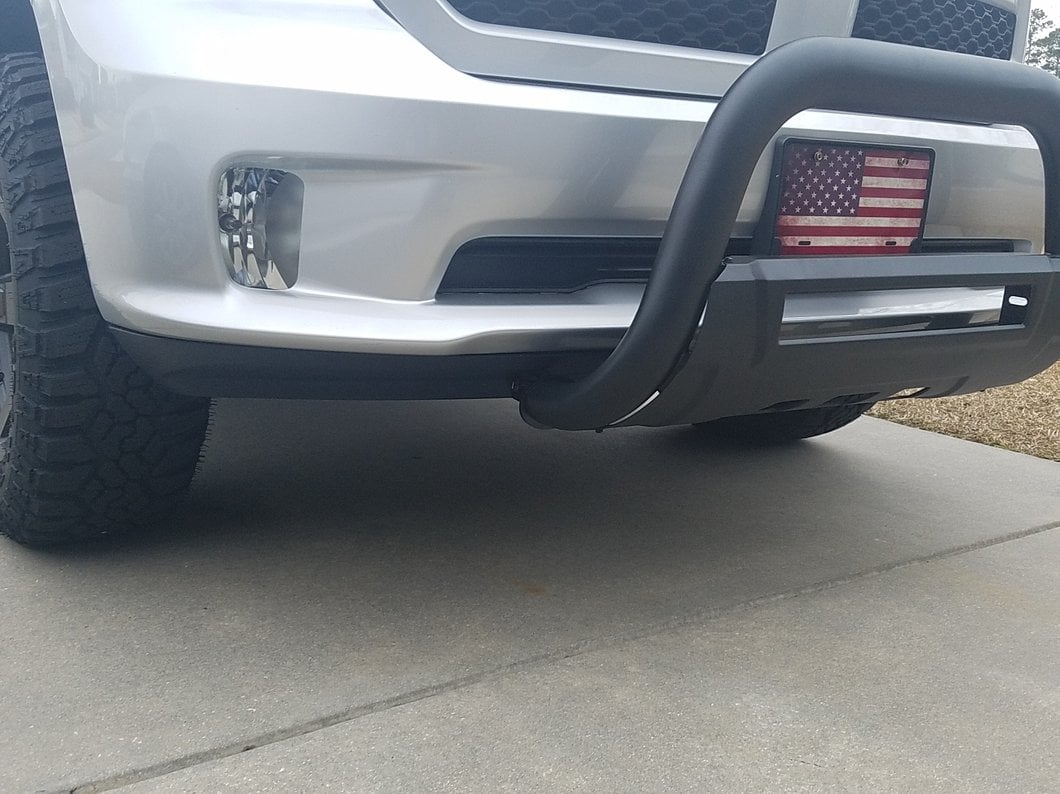 Barricade HD Bull Bar with Skid Plate and 20-Inch LED Light Bar; Black (09-18 RAM 1500, Excluding Rebel)