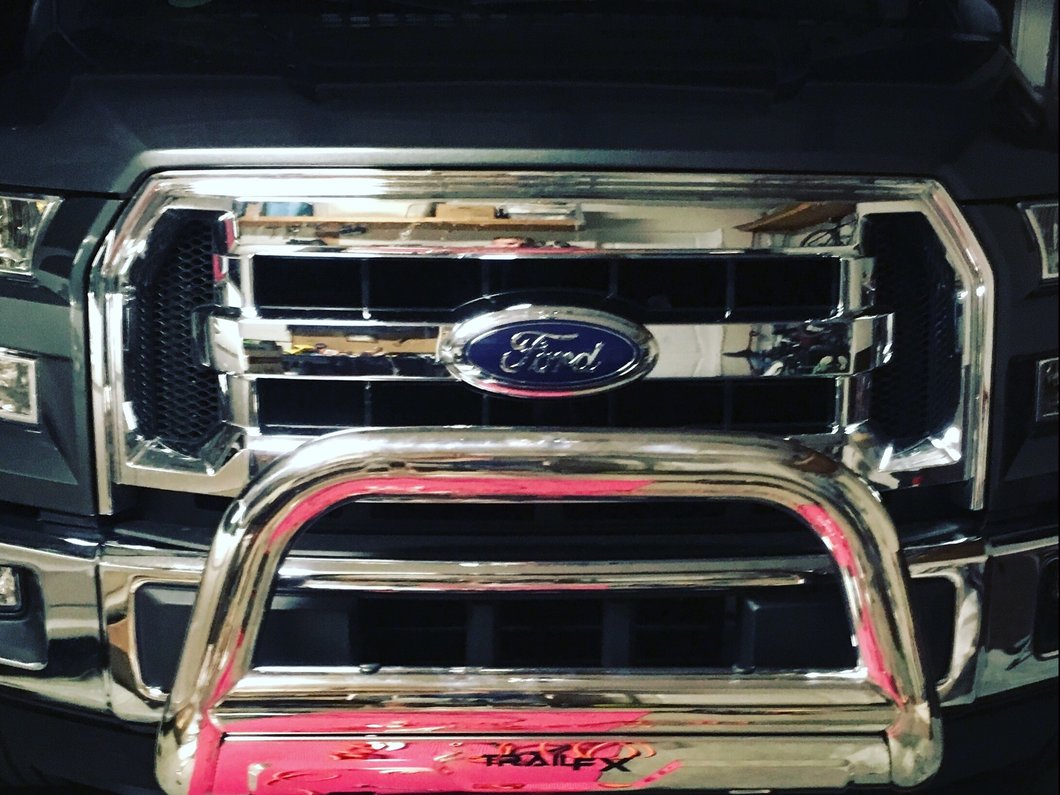 Barricade 3.50-Inch Bull Bar; Stainless Steel (04-25 F-150, Excluding Raptor)