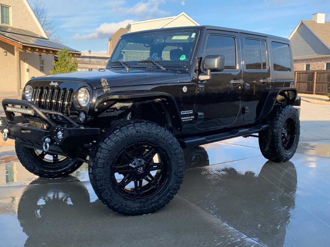 Barricade Adventure HD Front Bumper with LED Fog Lights and 20-Inch LED Light Bar (07-18 Jeep Wrangler JK)