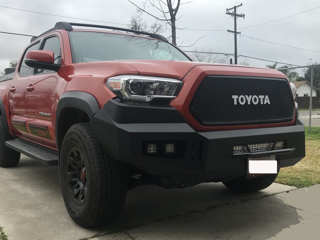 Barricade HD Front Bumper with LED Fog Lights (16-23 Tacoma)