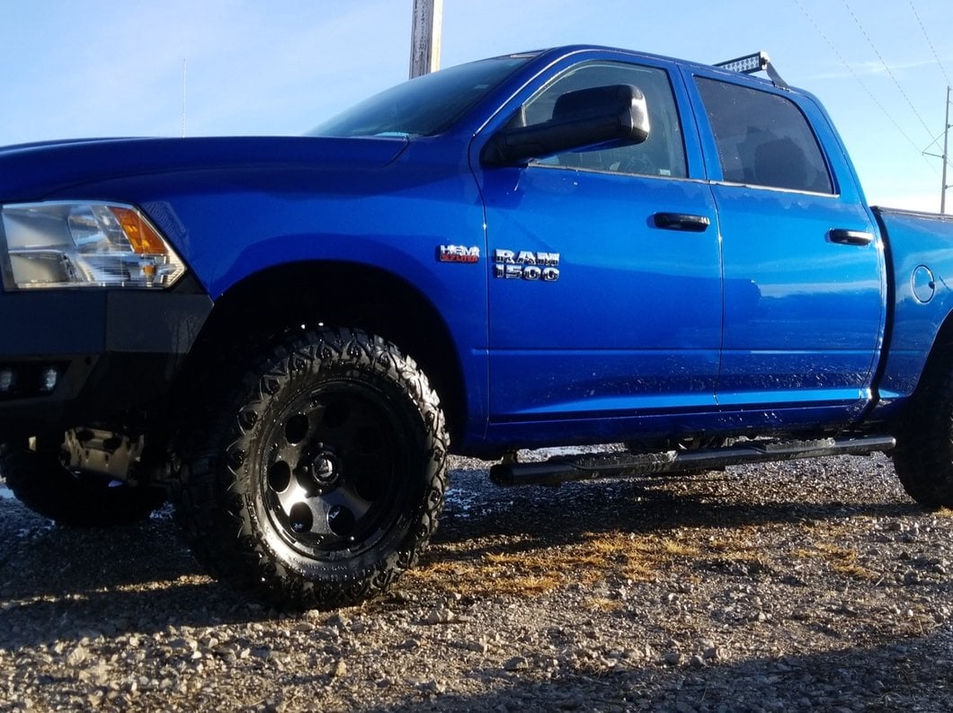 Barricade Extreme HD Front Bumper with LED Fog Lights (13-18 RAM 1500, Excluding Rebel)