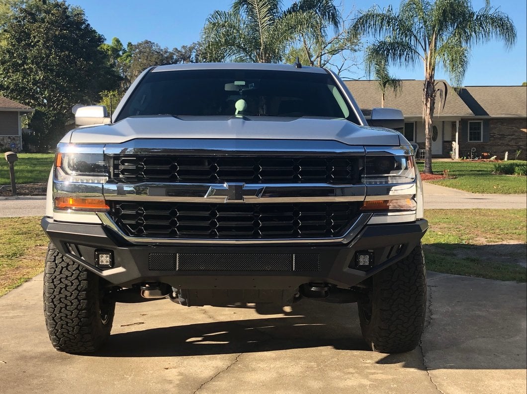 Barricade Skid Plate for Barricade HD Off-Road Front Bumper S112215 Only (14-18 Silverado 1500)