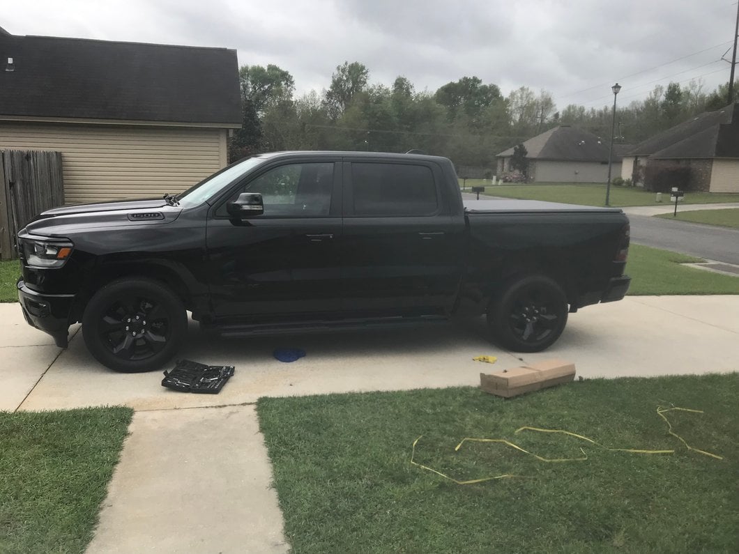 Barricade S6 Running Boards; Black (19-25 RAM 1500 Crew Cab)