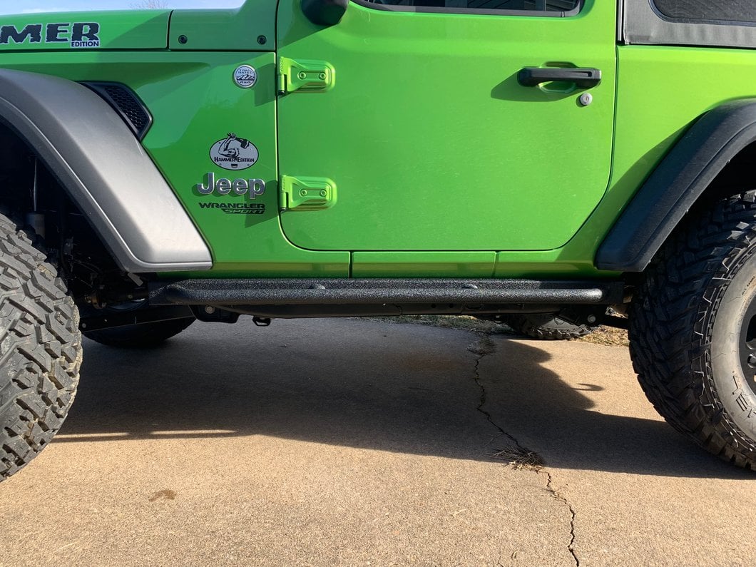 Barricade Enhanced Rubi Rails; Textured Black (18-25 Jeep Wrangler JL 2-Door)