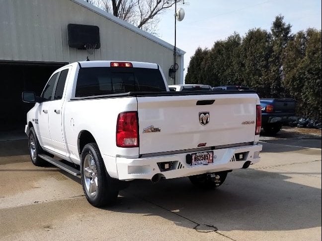 Barricade Extreme HD Rear Bumper; Textured Black (09-18 RAM 1500)