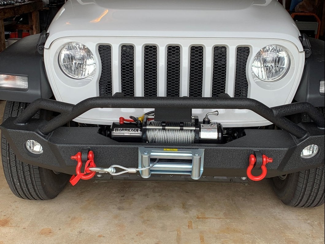 Barricade Extreme HD Front Bumper with 9,500 lb. Winch (18-25 Jeep Wrangler JL)