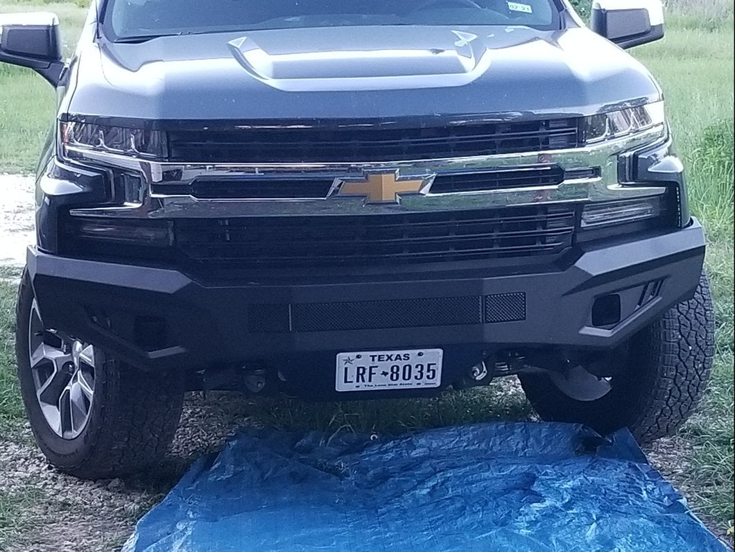 Barricade HD Off-Road Front Bumper with LED Fog Lights (19-21 Silverado 1500)