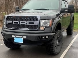Barricade Extreme HD Front Bumper with LED Light Bar, Fog and Spot Lights (09-14 F-150, Excluding Raptor)