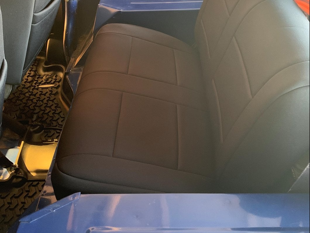 Barricade All-Terrain Rear Floor Mat; Black (87-95 Jeep Wrangler YJ)