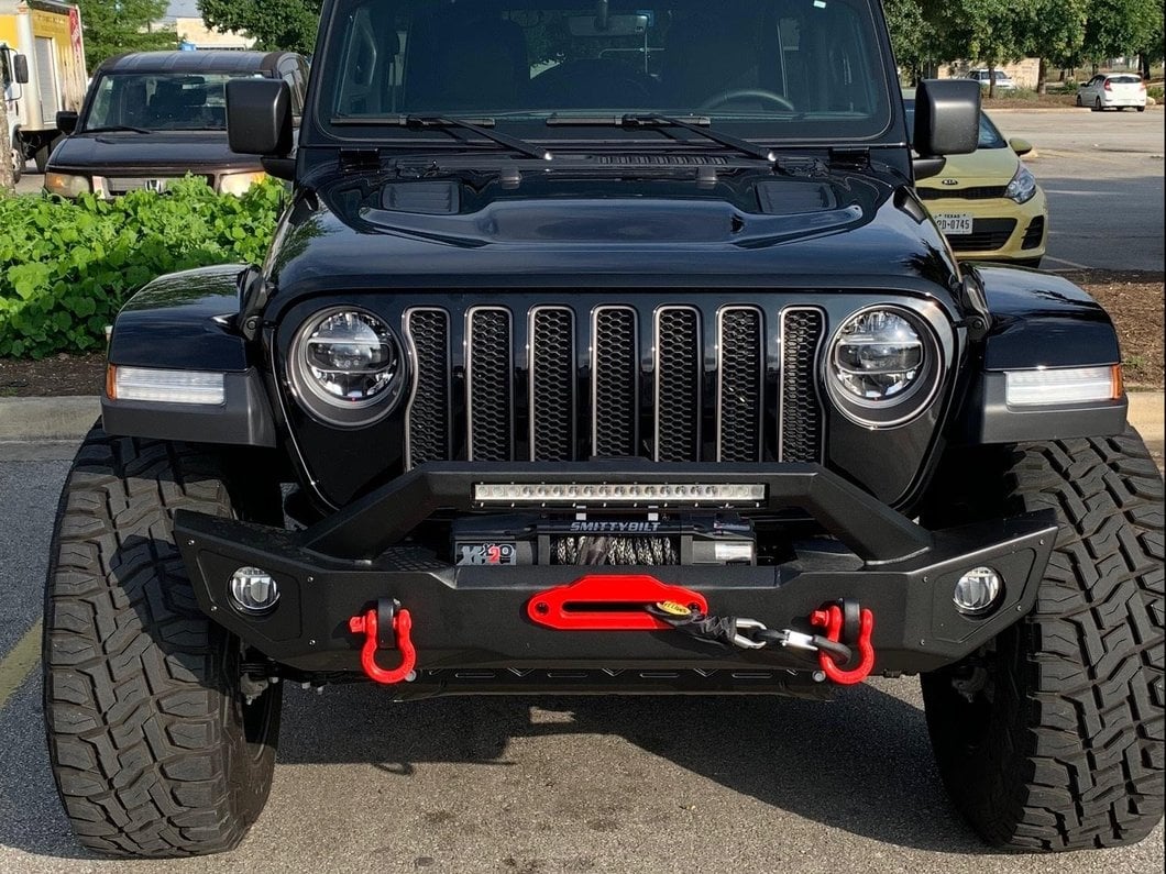 Barricade HD Front Bumper with 20-Inch Light Bar (18-25 Jeep Wrangler JL)