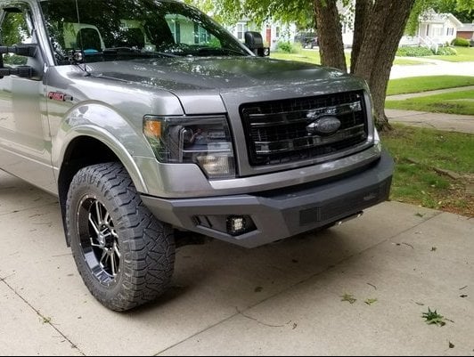 Barricade HD Off-Road Front Bumper with LED Lighting (09-14 F-150, Excluding Raptor)
