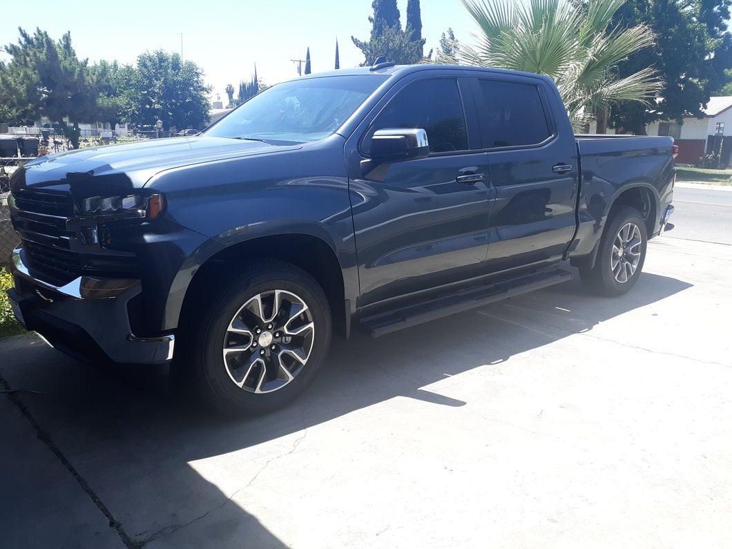 Barricade S6 Running Boards; Black (19-25 Silverado 1500 Crew Cab)