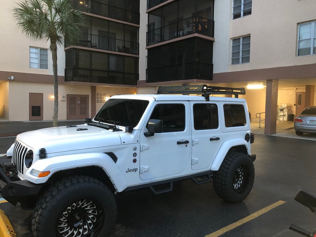 Barricade Removable Hard Top Roof Basket for OEM Hard Top (18-25 Jeep Wrangler JL 4-Door)