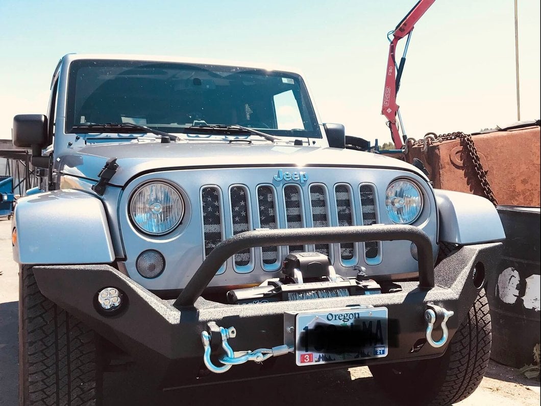 Barricade Extreme HD Full Width Front Bumper with LED Fog Lights (07-18 Jeep Wrangler JK)