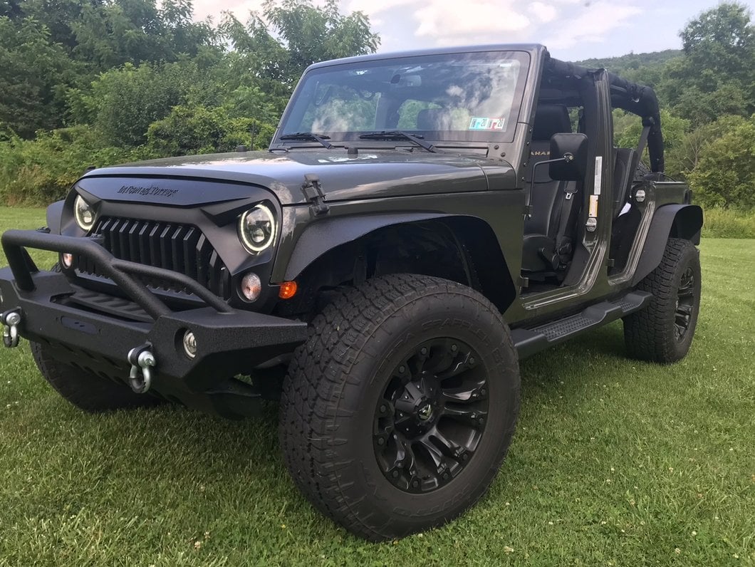Barricade Rectangular Adventure Mirrors; Textured Black (66-25 Jeep CJ5, CJ7, Wrangler YJ, TJ, JK & JL)