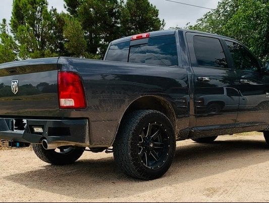 Barricade Extreme HD Rear Bumper; Textured Black (09-18 RAM 1500)