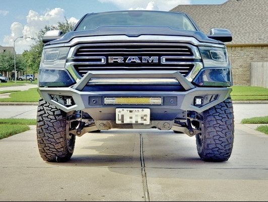 Barricade HD Off-Road Front Bumper with LED Fog Lights (19-24 RAM 1500, Excluding Rebel & TRX)