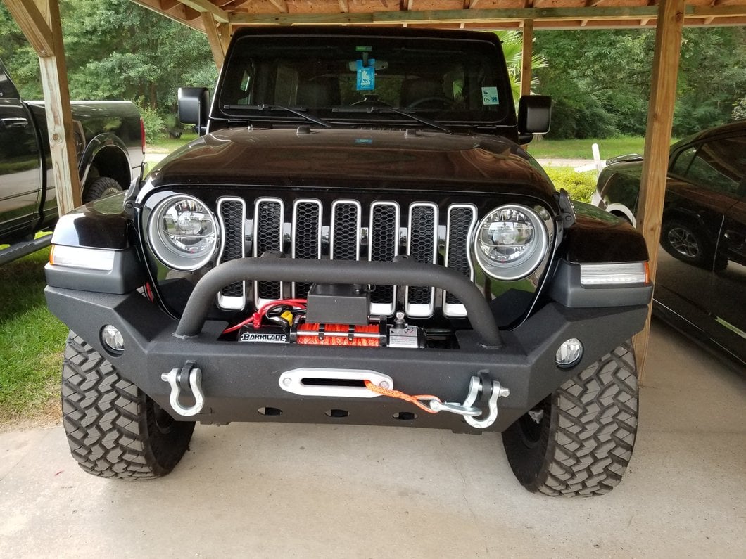 Barricade Trail Force HD Full Width Front Bumper with 9,500 lb. Winch (18-25 Jeep Wrangler JL)