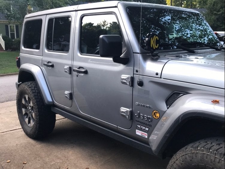 Barricade Rubi Rails; Textured Black (18-25 Jeep Wrangler JL 4-Door)