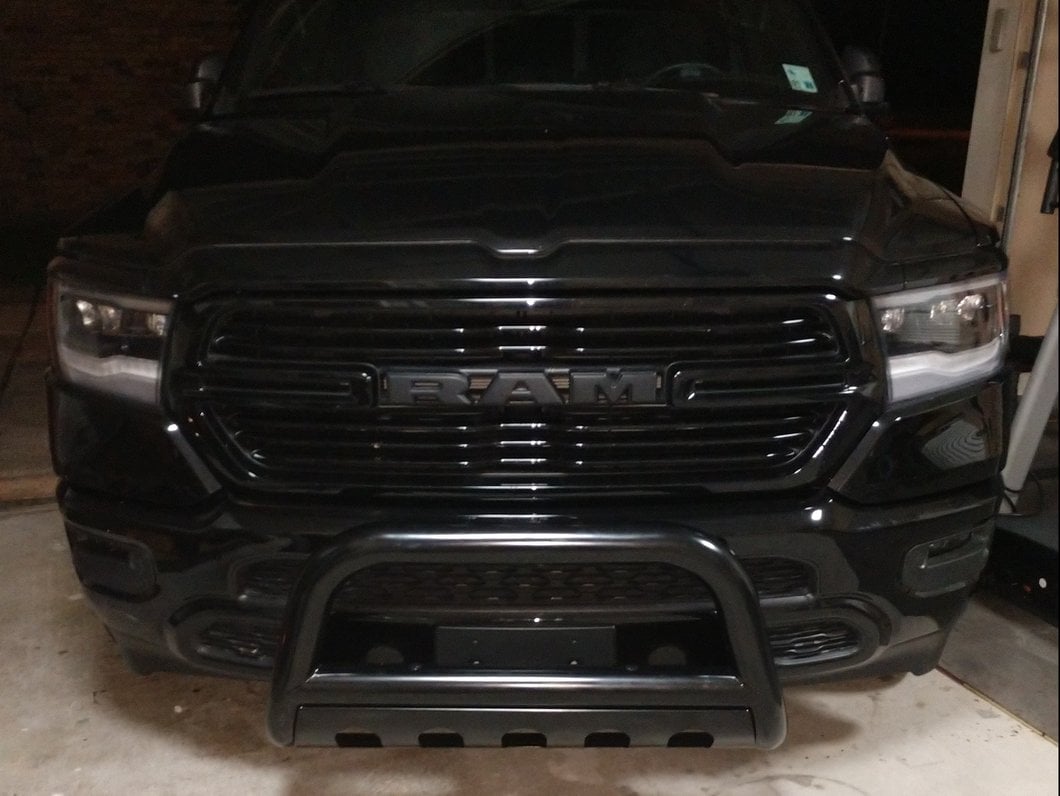 Barricade 3-Inch Bull Bar; Black (19-24 RAM 1500, Excluding Rebel & TRX)