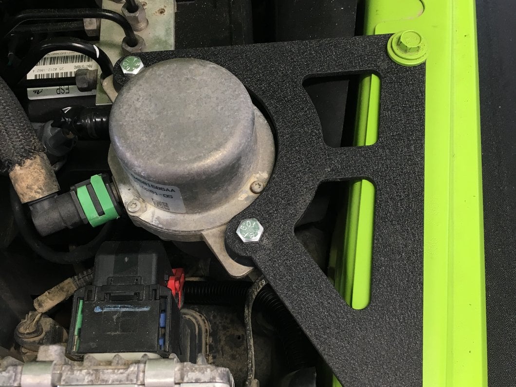 Barricade Vacuum Canister Relocation Bracket (07-18 Jeep Wrangler JK)