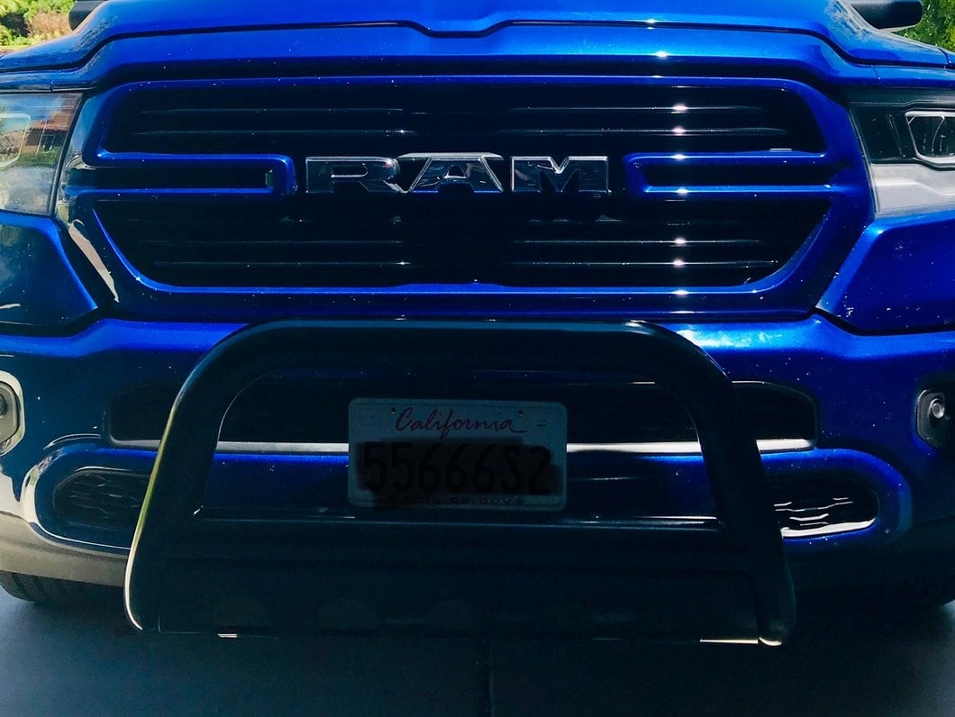 Barricade 3-Inch Bull Bar; Black (19-24 RAM 1500, Excluding Rebel & TRX)