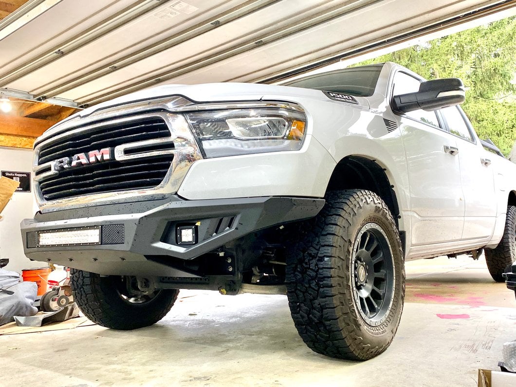 Barricade HD Off-Road Front Bumper with LED Fog Lights (19-24 RAM 1500, Excluding Rebel & TRX)