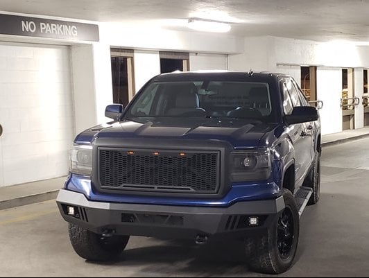 Barricade Extreme HD Front Bumper with LED Fog and Spot Lights (14-15 Sierra 1500)