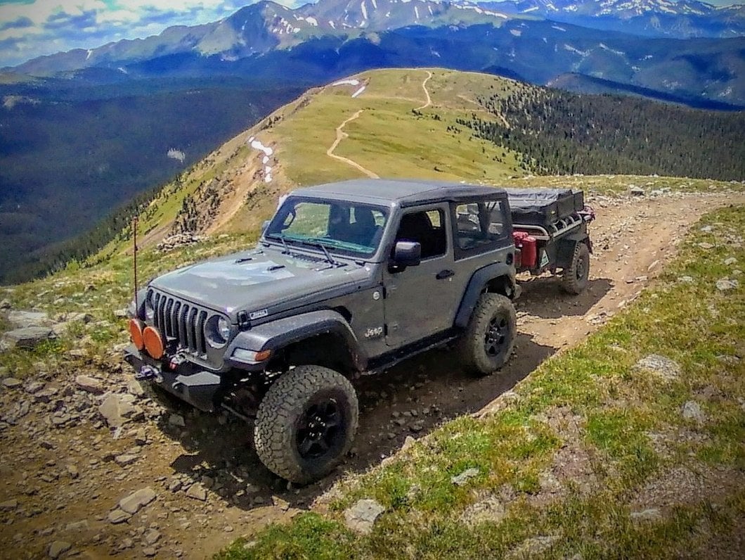 Barricade Enhanced Rubi Rails; Textured Black (18-25 Jeep Wrangler JL 2-Door)
