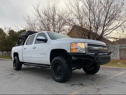 Barricade Pre-Runner Front Bumper with Skid Plate (07-13 Silverado 1500)