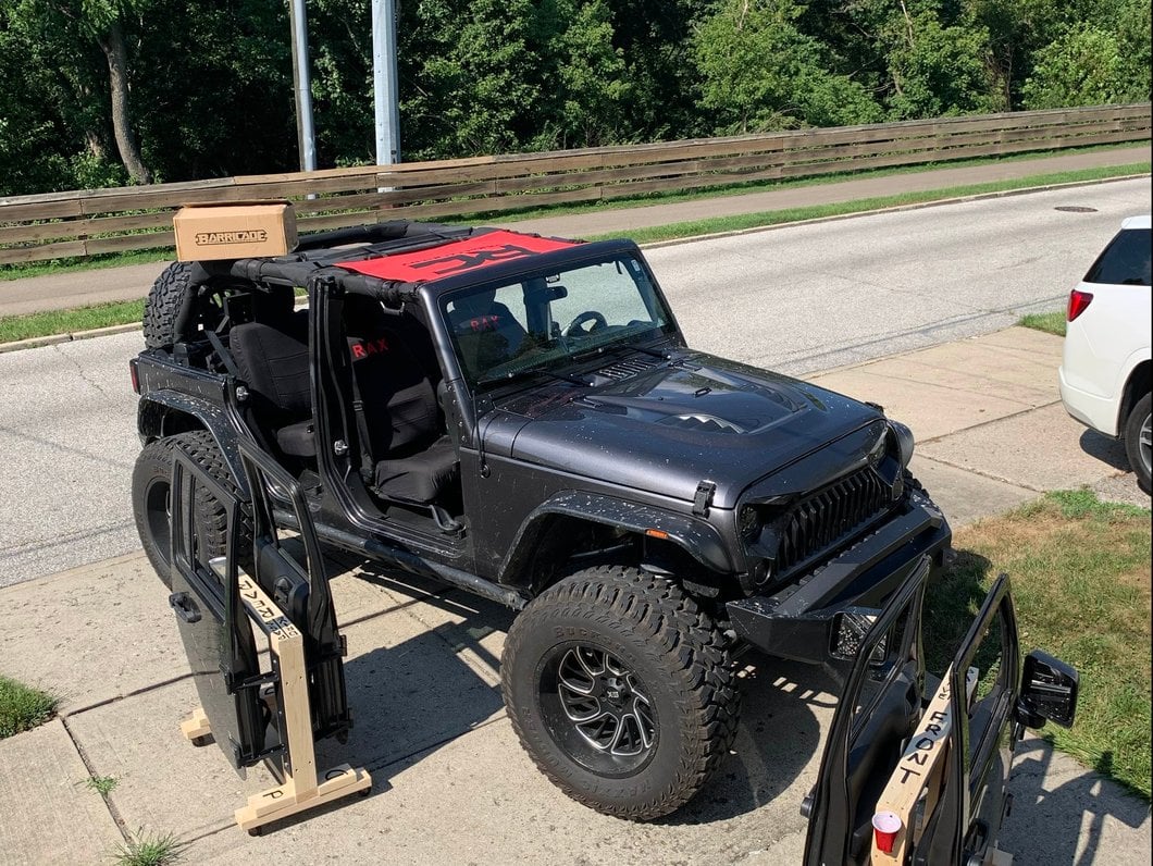 Barricade Door Storage Hangers (07-18 Jeep Wrangler JK)