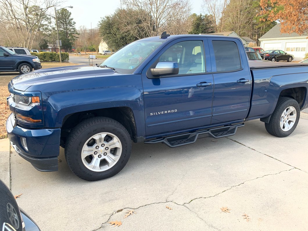 Barricade HD Drop Side Step Bars (07-18 Silverado 1500 Extended/Double Cab)