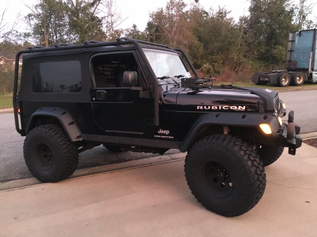 Barricade Roof Rack; Textured Black (04-06 Jeep Wrangler TJ Unlimited)