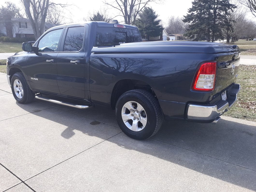 Barricade 3-Inch Side Step Bars; Stainless Steel (19-25 RAM 1500 Quad Cab)