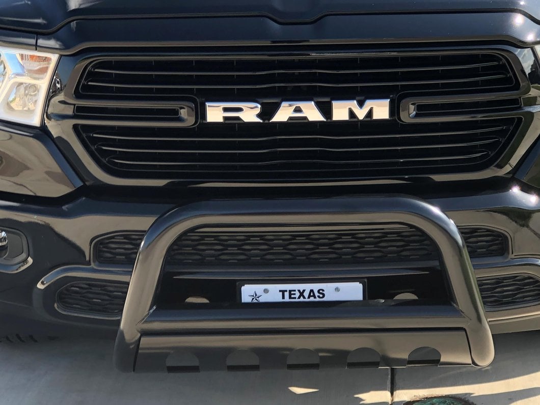 Barricade 3-Inch Bull Bar; Black (19-24 RAM 1500, Excluding Rebel & TRX)