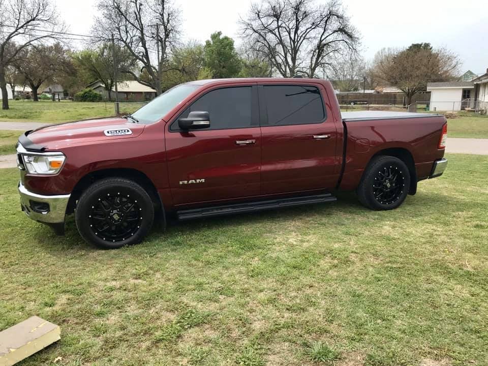 Barricade S6 Running Boards; Black (19-25 RAM 1500 Crew Cab)