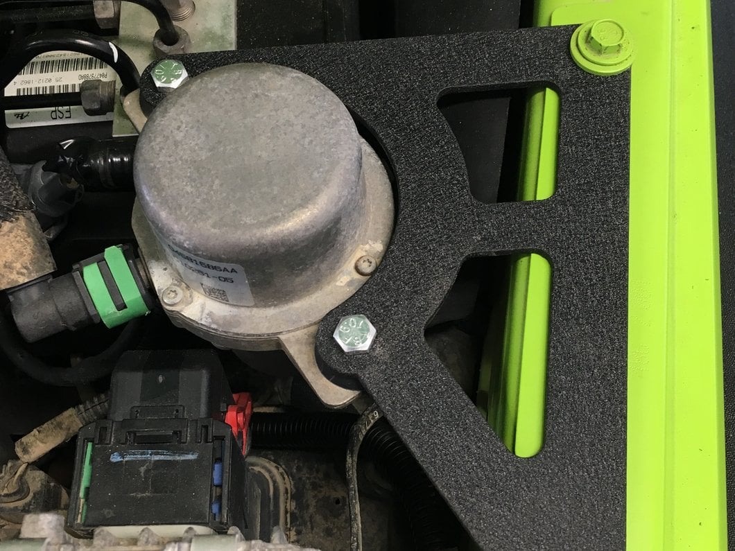 Barricade Vacuum Canister Relocation Bracket (07-18 Jeep Wrangler JK)