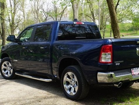 Barricade 3-Inch Side Step Bars; Stainless Steel (19-25 RAM 1500 Crew Cab)