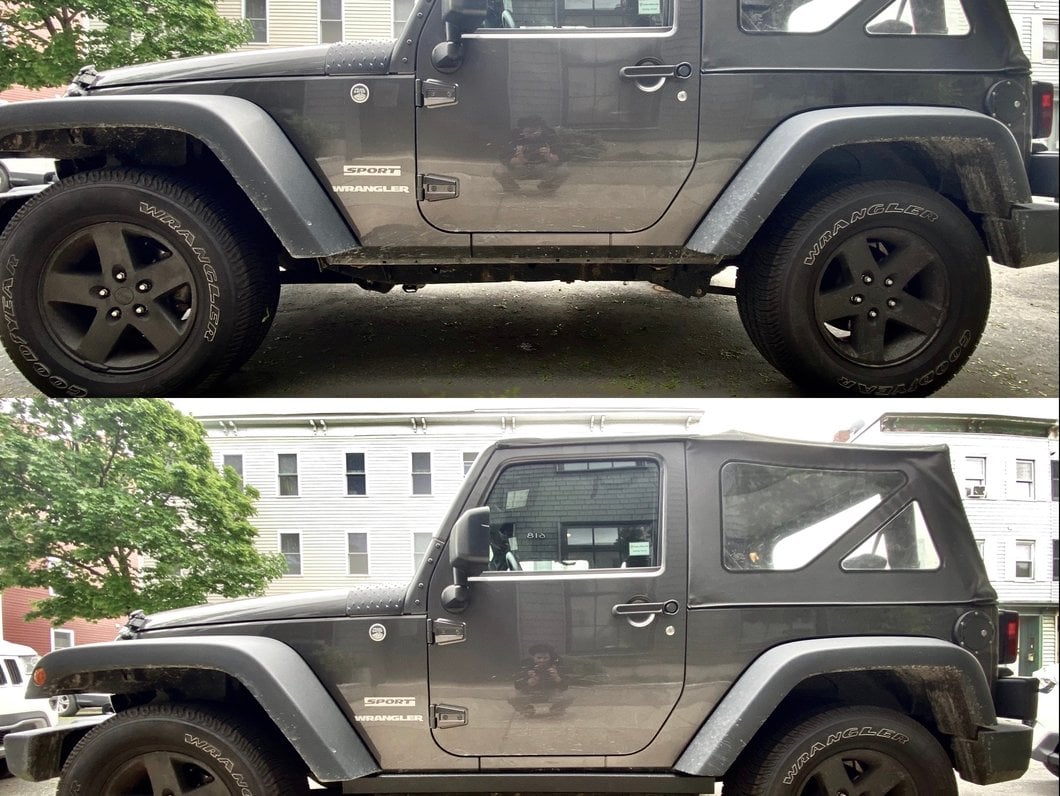 Barricade Rubi Rails; Textured Black (07-18 Jeep Wrangler JK 2-Door)