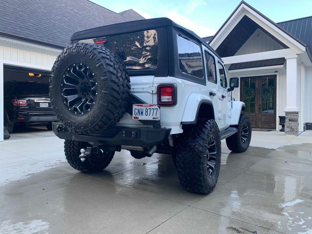 Barricade HD Rear Bumper with Tire Carrier (18-25 Jeep Wrangler JL)