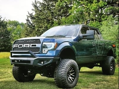Barricade HD Off-Road Front Bumper with LED Lighting (09-14 F-150, Excluding Raptor)
