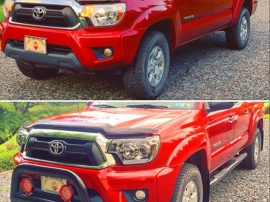 Barricade 3.50-Inch Oval Bull Bar with Skid Plate; Black (05-15 Tacoma)