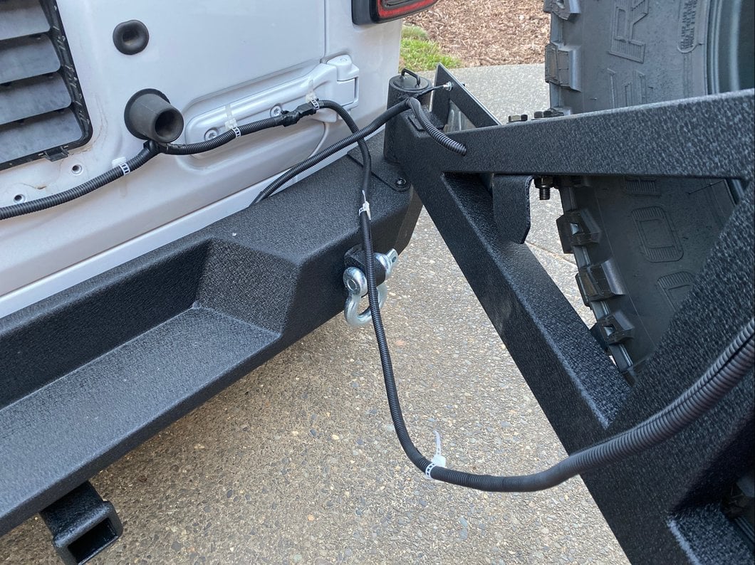 Barricade Extreme HD Rear Bumper with Tire Carrier (18-25 Jeep Wrangler JL, Excluding 4xe)