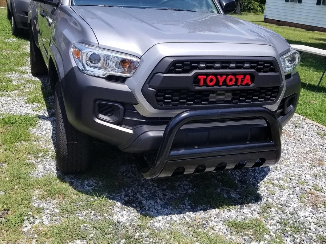 Barricade 3-Inch Bull Bar; Black (16-23 Tacoma)