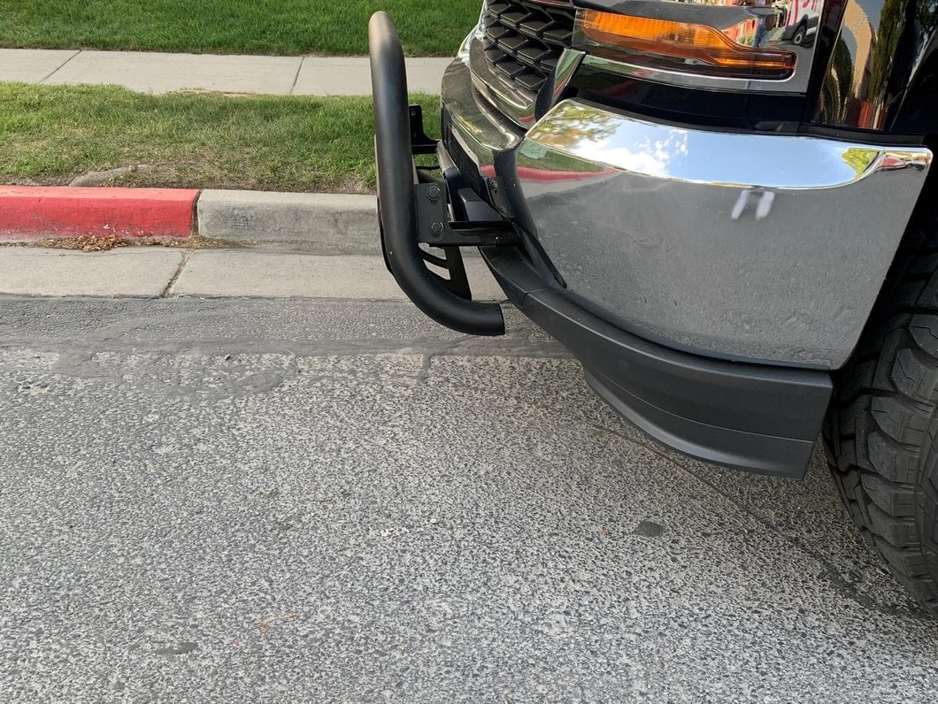 Barricade HD Bull Bar with Skid Plate and 20-Inch LED Dual-Row LED Light Bar; Textured Black (07-18 Silverado 1500)