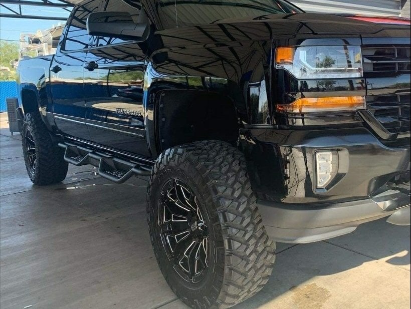 Barricade HD Drop Side Step Bars (07-18 Silverado 1500 Crew Cab)